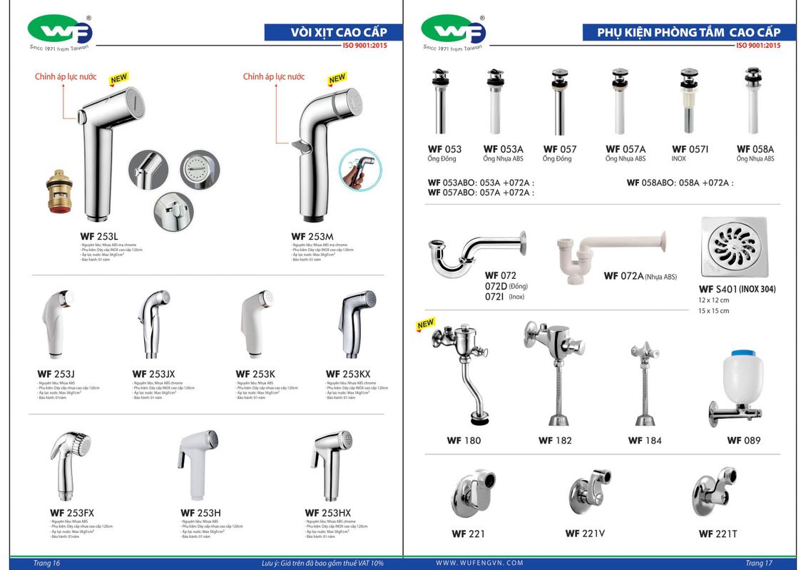 Sen vòi WUFENG Bảng giá và Catalogue mới nhất /Page 10